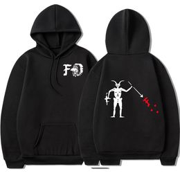 Men's Hoodies Sweatshirts Forward Observations Group Hoodie Death Skeleton Satan Men Graphic Hooded Gothic Clothes Harajuku Streetwear 230323