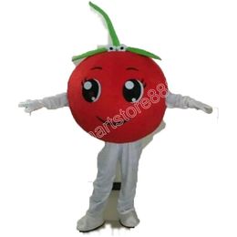 Adult size Cherry Mascot Costumes Animated theme Cartoon mascot Character Halloween Carnival party Costume