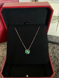 Designer-Halskette, Liebes-Halsketten, modische Glücks-Talisman-Halskette, 18 Karat Gold-Halskette, Valentinstagsgeschenk