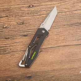 SRM G3511 Pocket Folding Knife 8Cr18Mov Satin Drop Point Blade ABS with Steel Sheet Handle Outdoor EDC Pocket Folder Knives