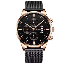 2023 Men's Quartz Fashion Sports Watches Large Dial Watch Automatic Calendar wristwatch Dropshipping