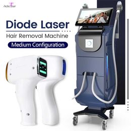 2023 laser depilation hair removal machine Trio laser painfree elimination hairs CE FDA approved all skin types Laser device