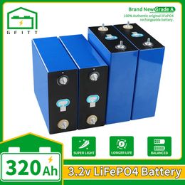 3.2V lifepo4 320Ah battery Grade A Deep Cycle rechargeable battery DIY 12V 24V 48V Battery Pack for RV Golf Carts Solar Energy