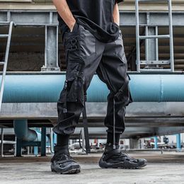 Men's Pants Hip Hop Joggers Cargo Men Black Fashion Streetwear Harajuku Sweatpants Y2K Harem Pencil Mens Trousers Bottoms