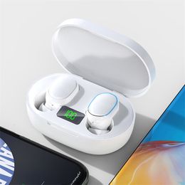 Cell Phone Earphones Bluetooth True Wireless Headphone TWS Waterproof Mini Earbud with Microphone Charging Case HiFi Quality Headset 230324