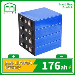 3.2V Lifepo4 176Ah Battery Diy Rechargeable Batteri Pack For Electric Touring Car RV Solar Cell Golf Cart Off-Road Off-grid Wind