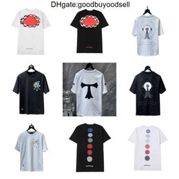 Classics Mens t Shirts Heart High Quality Brand Crew Neck Chromes Short Sleeves Tops Tees Ch T-shirts Sweater Casual Horseshoe Sanskrit 7SZH