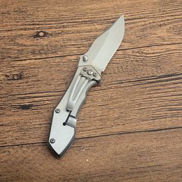 New Arrival G3510 Pocket Folding Knife 8Cr18Mov Satin Drop Point Blade Stainless Steel Handle Outdoor EDC Pocket Folder Knives