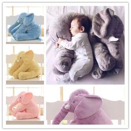 Plush Dolls Big Size 60cm Infant Soft Appease Elephant Playmate Calm Baby Toys Pillow Stuffed l230323