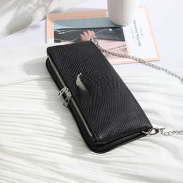 France Elegant Chain Snake Embossed Women's Wing Bag Single Shoulder Straddle Underarm Wallets 230324