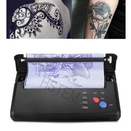 Tattoo Transfer Stencils Machine A4 Thermal Printer Drawing Copier Maker For Paper Add 10pcs