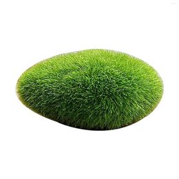 Decorative Flowers Artificial Moss Rock Stones Mini Faux Balls For Home Weddings Miniature Garden Accessories Ornament