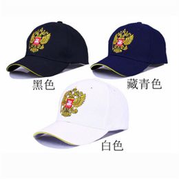 Designer Baseball Hat Golden Headed Eagle Print Casquette Sunshade High Quality Cotton Cap for Men Women