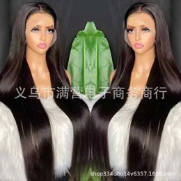 Human hair lace front wigs 13 * 4 chemical Fibre high-temperature silk wig head cover230323