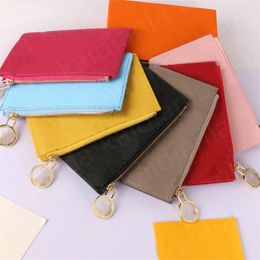 Premium Leather Wallet Holder Hanging Bag Luxury Designer Embossed Wallet Men's and Women's Wallet Coin Mini Wallet Key Pocket Internal Slot with Box