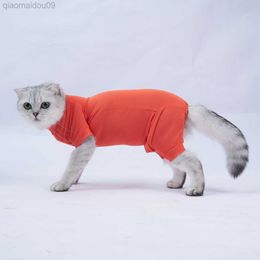 Cat Costumes Cat Recovery Suit Dogs Cats After Surgery Shirt for Puppy Cats Male Female Wound Protective Clothes Prevent Licking Pet Bodysuit AA230324