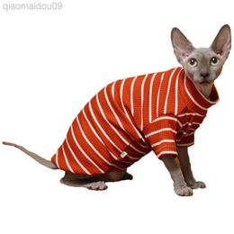 Cat Costumes Cat Clothes Sphynx cat Spring Summer Wearing kitten Jumper Hairless Cat Designer Cute Cat Outfits Cat Apparel AA230324