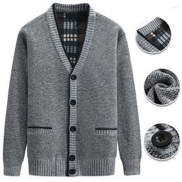 Men's Sweaters Men's Autumn And Winter Thick Warm Cardigan Jackets Casual Sweater Coats Men Clothing