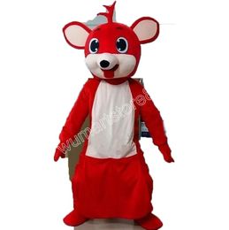 Adult size Kangaroo Mascot Costumes Animated theme Cartoon mascot Character Halloween Carnival party Costume