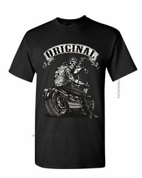 Mens TShirts Biker Shirt Original Skull shirt Print Funny Ride ravel Shirts For Men Large Size Loose Fashion op ee Man Camiseta 230324