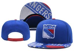 2023 Hockey New York Snapback Hats Team Blue Colour Cap Teams Snapbacks Adjustable Mix Match Order All Caps