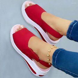 Sandals Women's Summer 2023 Fashion Breathable Elegant Comfortable Woman Soft Slip On Footwear Female Shoes