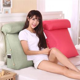 Cushion/Decorative Pillow Sofa Cushion Back Pillow Bed Backrest Office Chair Pillow Support Waist Cushion Lounger TV Reading Lumbar Cushion Home Decor 230324