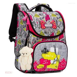 School Bags Backpack Girls Orthopedic 3D Dog Knapsack Children Primary Kids Satchels