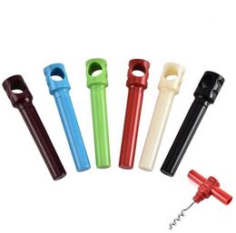 Bottle Opener Simple Practical Red Wine Plastic Screwdriver Home Creative Multi Function Corkscrew Openers Car Kitchen Accessories A0324