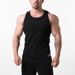 Men's Tank Tops Men tight tank top gym fitness vest men muscle sports Leisure jogging Exercise sleeveless shirt 230324