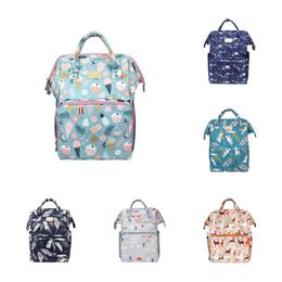 Backpack Mummy Diaper Bag For Baby Care Large Capacity Waterproof Travel Backpacks Multi-Function Lightweight Nursing