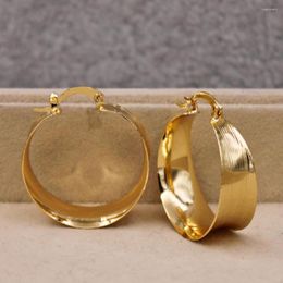 Hoop Earrings Fashion Copper Large For Women's Gold Plated Women Pageant Jewelry Accessories Wedding Gift