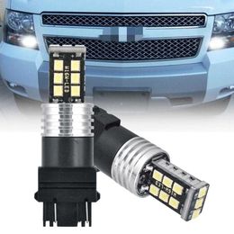 Upgrade 1 pair T25 3156 3157 Canbus 2835 15smd low power energy saving reversing light turn on Led alloy light signal