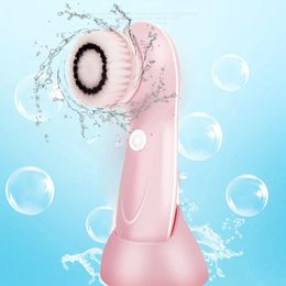 Cleaning Tools Accessories Electric Face Cleaning Brush Rechargeable Skin Care Adjustable Washing Tool 360 Black Head Remover Travel Pink 230324