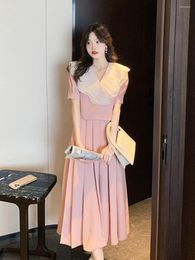 Work Dresses Elegant 2 Piece Dress Set Women Short Sleeve Crop Tops Casual Black Midi Skirt 2023 Spring Slim Retro Office Lady Korean Suits