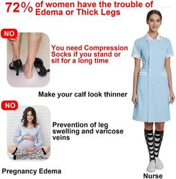 Men's Socks Men's Compression Women Nursing Varicose Veins 20-30 MmHg Edoema Diabetes Running Sports SocksMen's