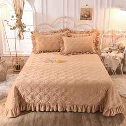 Mattress Pad Svetanya Thick Bedspread Sheet Bedcover Coverlet or Pillowcase Super King Queen Single 230324