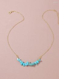 Pendant Necklaces Autumn And Winter Temperament Trendy Style Creative Exquisite Stone Jewelry Gravel Versatile Women's Necklace