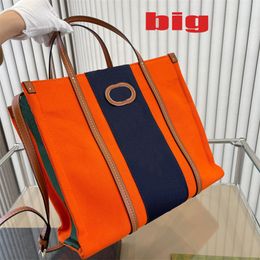 Orange Color Canvas Handbags Women Designer Totes Big Small Size Mens Crossbody Shoulder Bag Casual Female G Shopping Tote Designers Purse