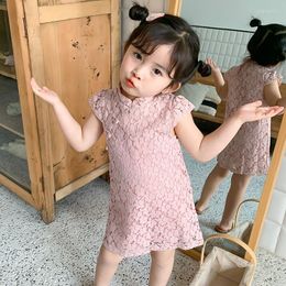 Girl Dresses Baby Qipao Dress Chi-Pao Cheongsam Christmas Gift Chinese Kids Lace Girls Clothing Wedding Princess