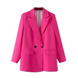 Two Piece Dres's Professional Style Longsleeved Doublebreasted Lapel Suit Coat For Women In Various Colors 230324