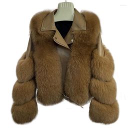 Women's Fur 2023 Arrival Real Coat For Little Girls Genuine Sheepskin Luxury Clothes Winter Leather Coats Ladies