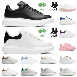 Designers oversized sneaker Casual Shoes Sole White Black Leather Luxury Velvet Suede Womens Espadrilles mens high-quality Flat Lace Up Trainers sneakers Y6