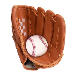 Sports Gloves Outdoor Baseball Glove Softball Practise Equipment Size 10 5 11 5 12 5 Left Hand For Adult Man Woman Train 230324