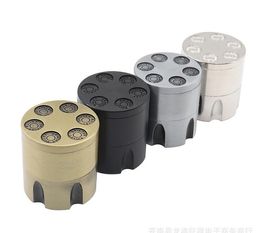 Smoking Pipes 3 layer mini bullet clip cigarette grinder 30MM small bullet zinc alloy cigarette smoker