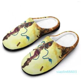 Slippers Winter Warm Jinx (1) Men Women Cotton Slides Non-Slip Couple Household Flat Loafer Pantofoleel Shoes