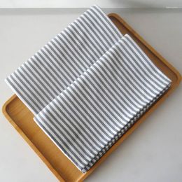 Table Napkin 6pcs/lot Classic Grid Stripe Cloth Home Party Kitchen Dishes Napkins Decorative Placemat Tea Towels