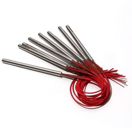 10pcs Cartridge Resistors 190mm-220mm 3D Printers Parts Cartridge Heater Resistance Single-End Electric Heat Pipe 500W/520W/550W/580W 10.5mm