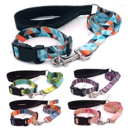 Dog Collars Customised Pet Collar And Leash With Reflective Handle Custom Design Is Welcome