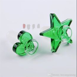 Hookahs Green Star Glassware Accessories , Wholesale glass bongs, glass hookah, smoke pipe accessories